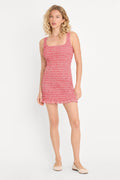 Premium THE GARDEN DRESS CHECKERED RED