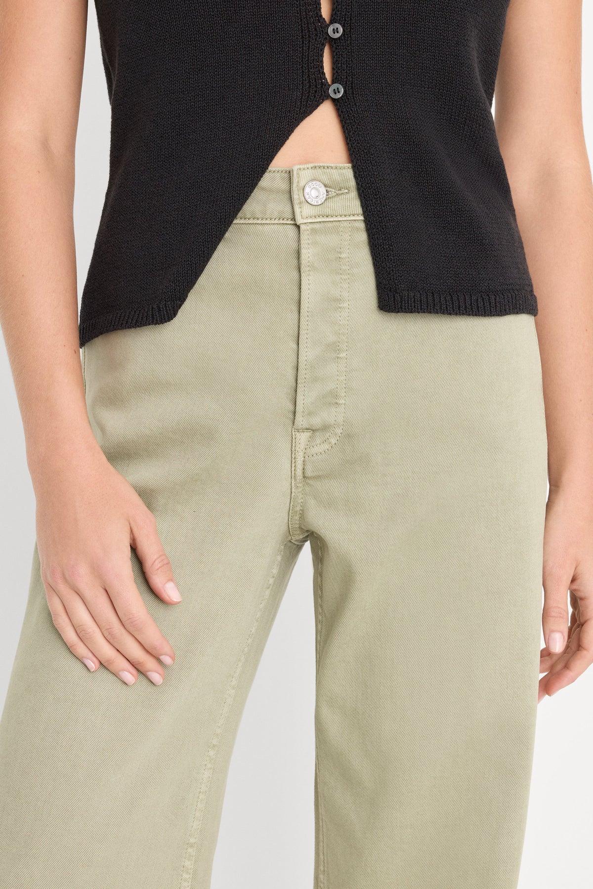Premium VINTAGE WIDE JEANS BEACHGRASS