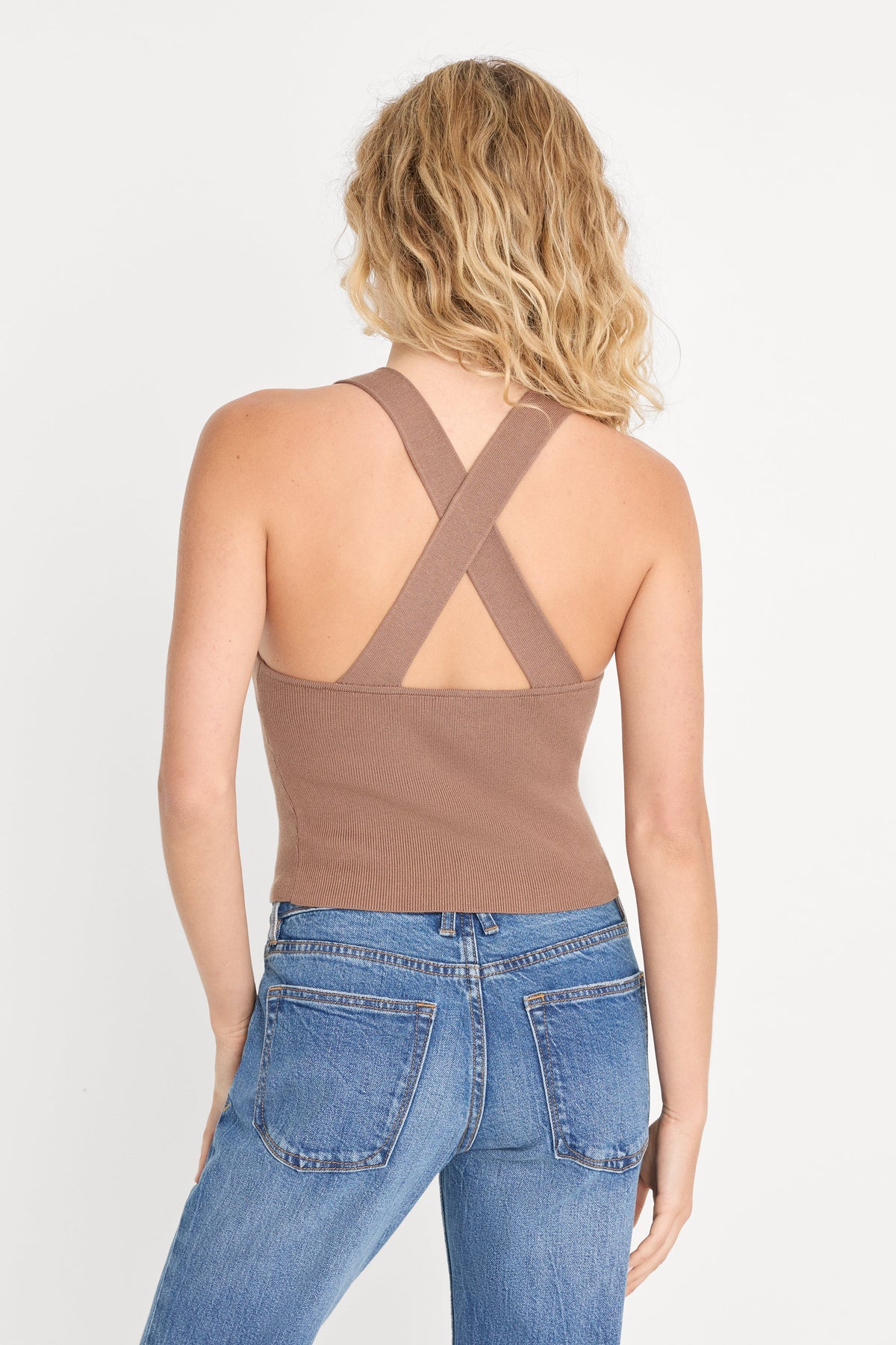 Premium THE RIB STRAPPY TANK HEARTH