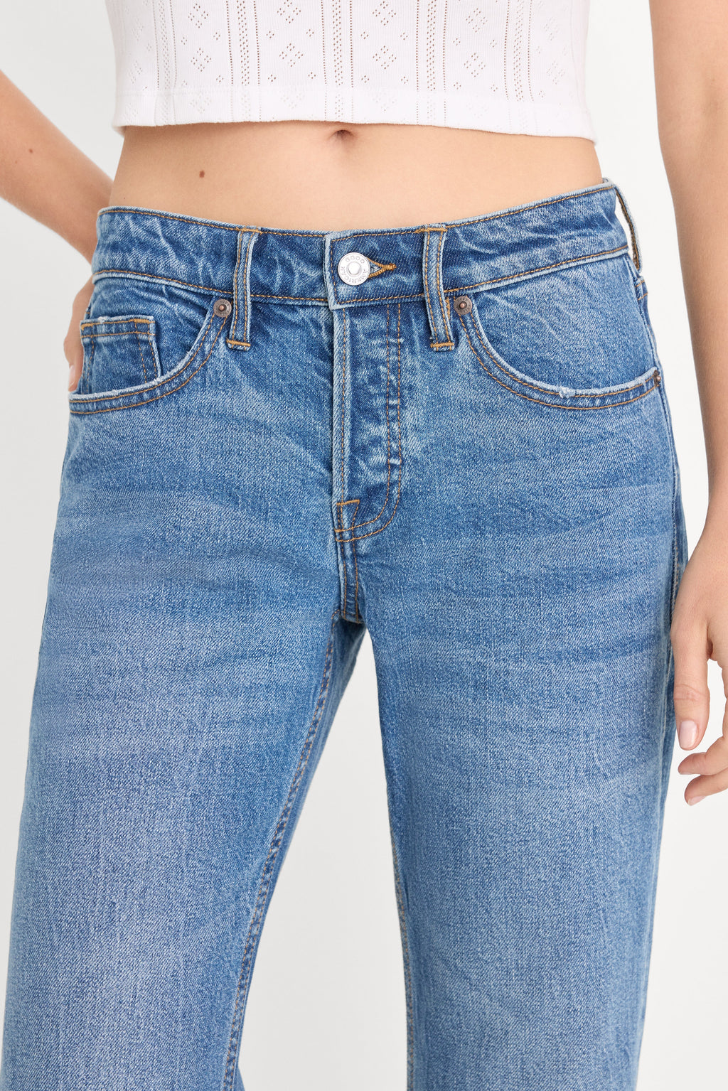 Premium VINTAGE LOW RELAXED FLARE JEANS INDIGO1287