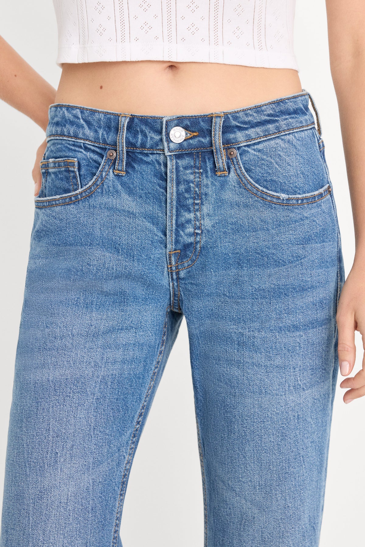 Premium VINTAGE LOW RELAXED FLARE JEANS INDIGO1287