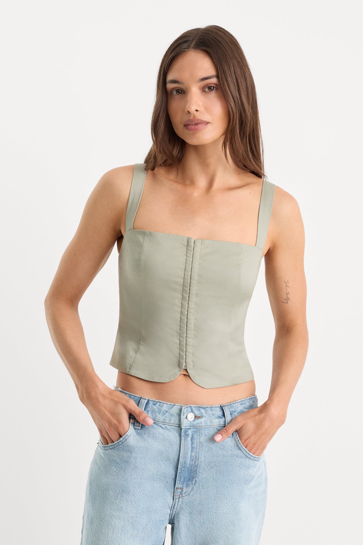 Premium THE LINEN CORSET MOSSWELL