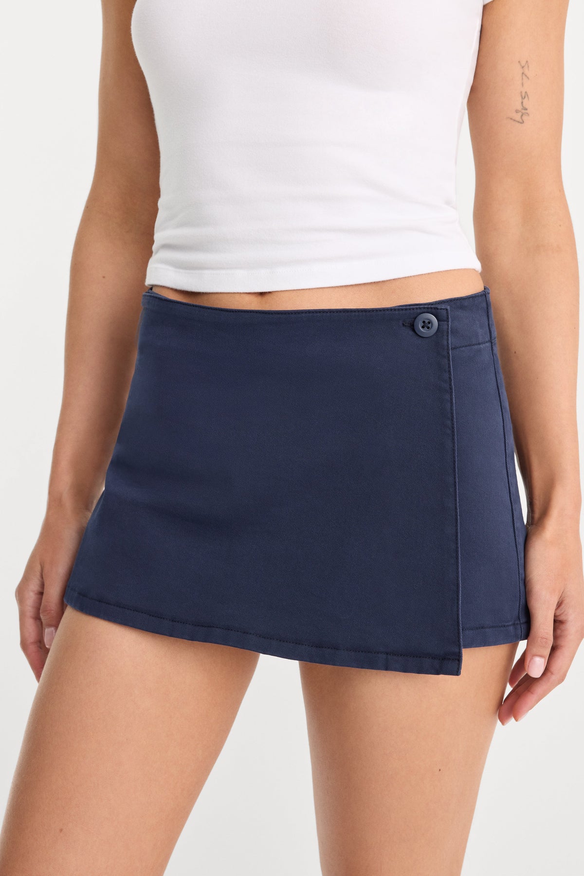 Premium THE WRAPPED SKORT HORIZON INK