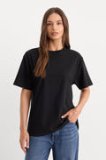 Premium THE OVERSIZED TEE BLACK001