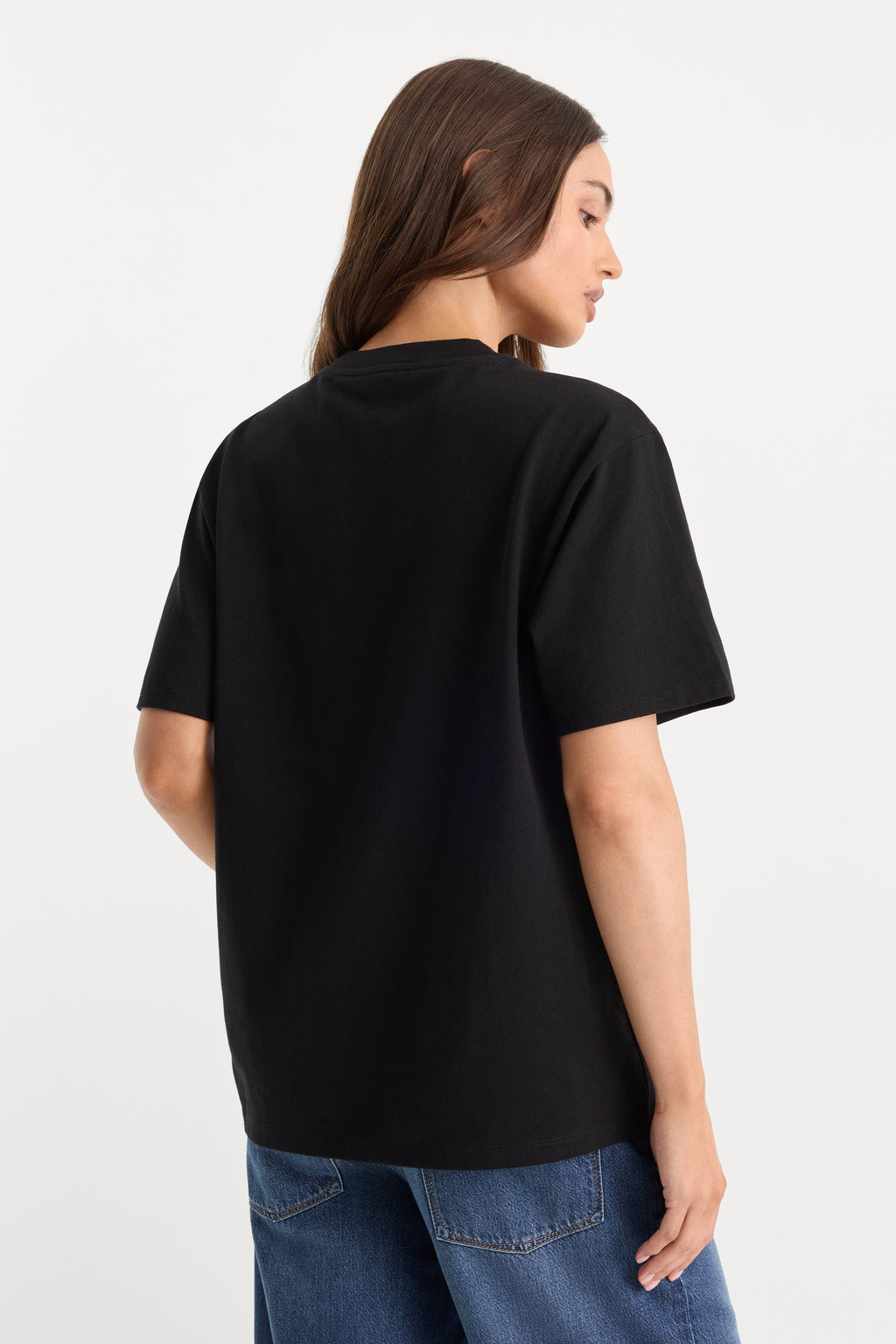 Premium THE OVERSIZED TEE BLACK001