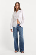 Premium VINTAGE LOW LOOSE JEANS INDIGO1291