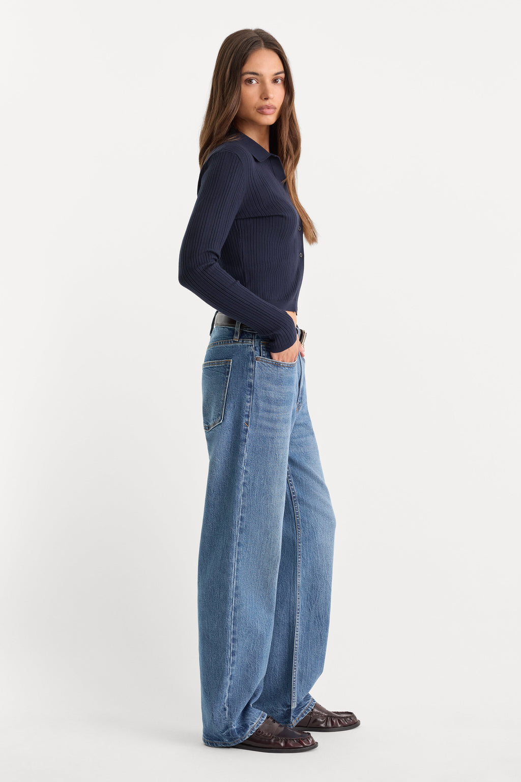 Premium GOOD 90s JEANS INDIGO1287