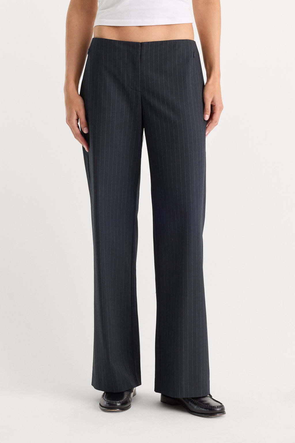 Premium THE LOW RISE TROUSER ROYAL STRIPE
