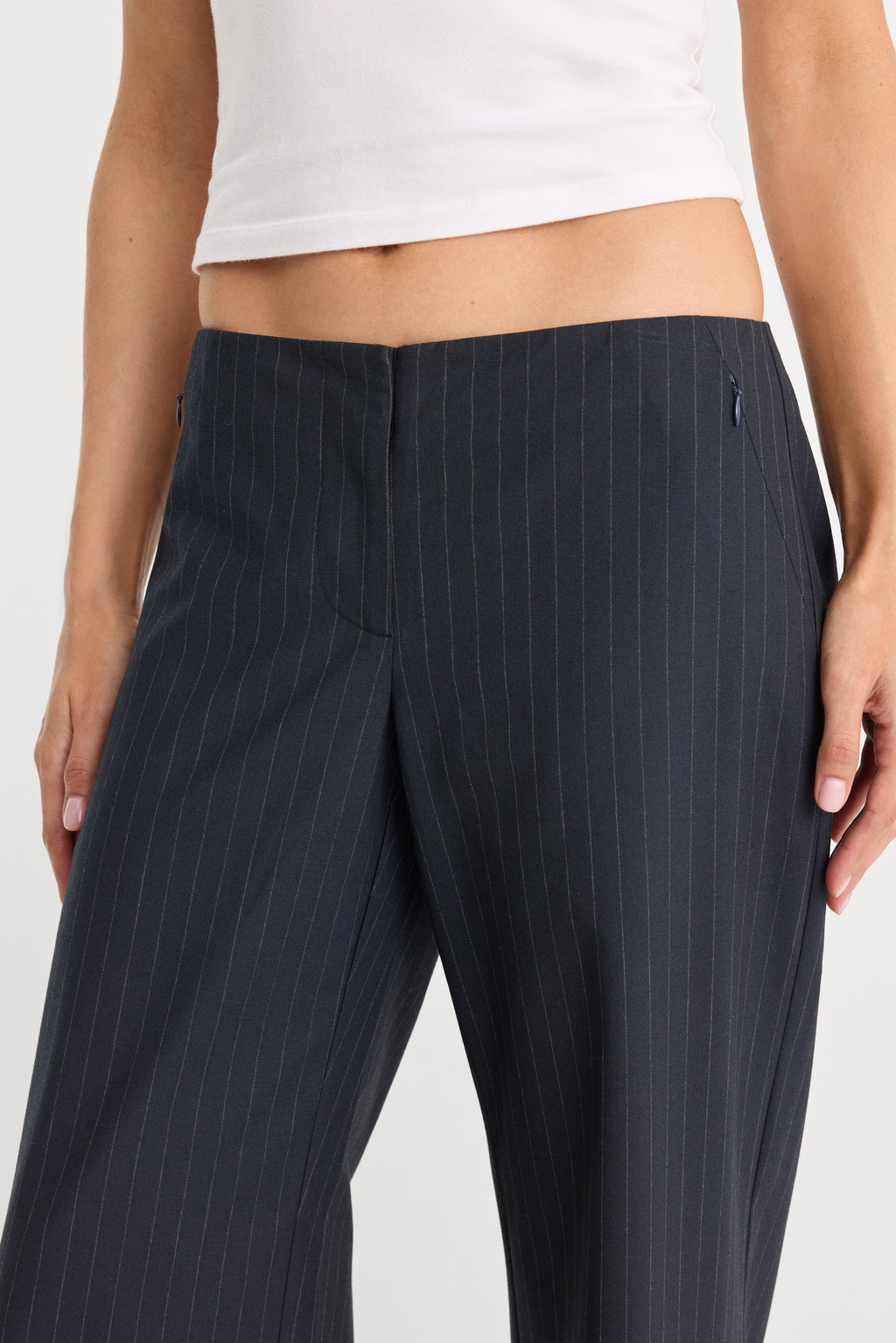 Premium THE LOW RISE TROUSER ROYAL STRIPE