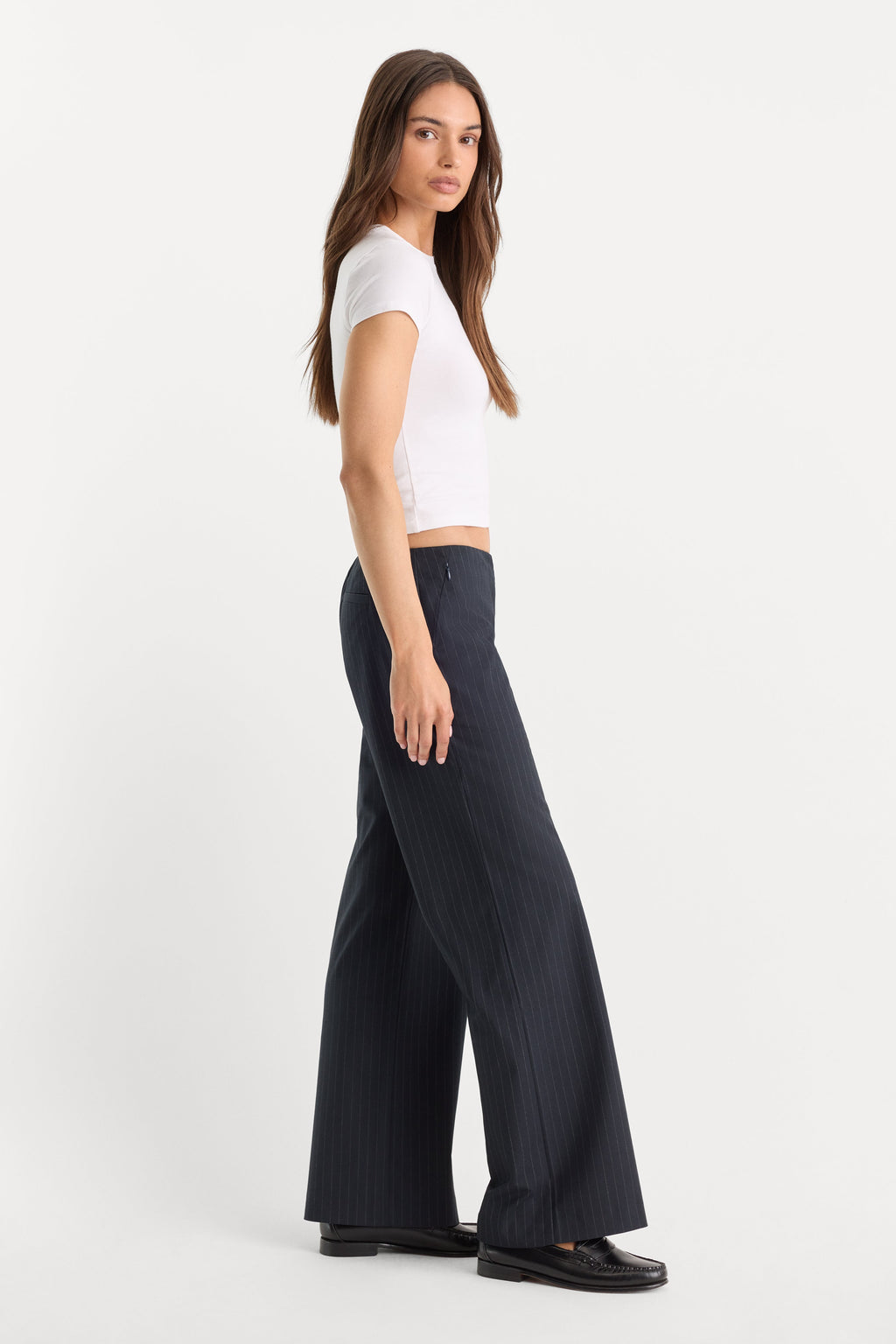 Premium THE LOW RISE TROUSER ROYAL STRIPE