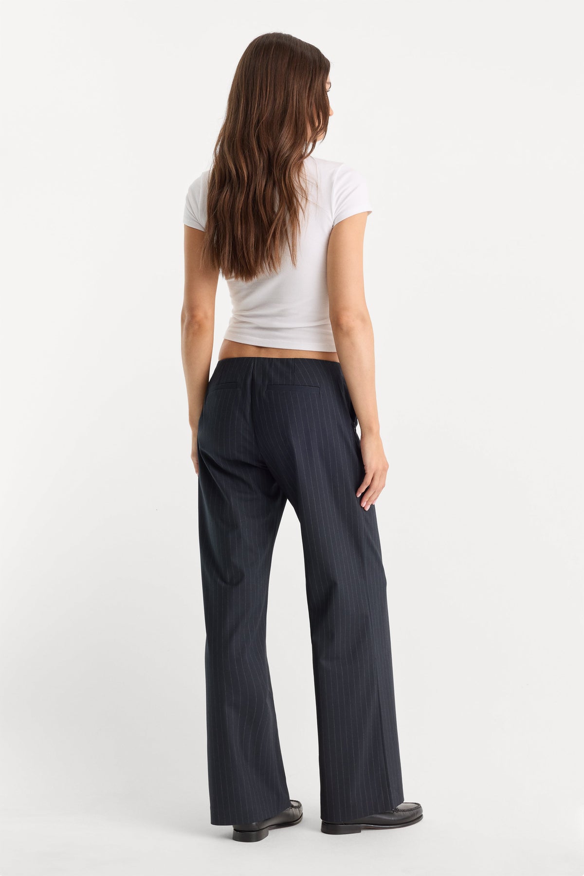Premium THE LOW RISE TROUSER ROYAL STRIPE