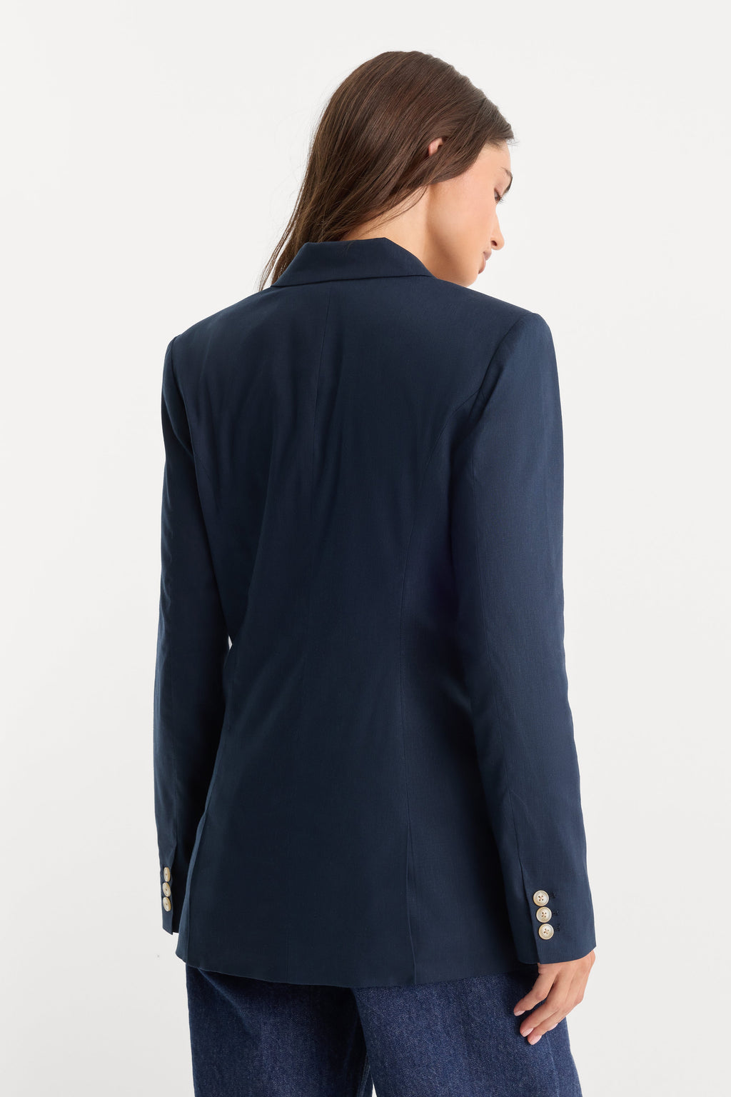Premium THE DOUBLE BREASTED BLAZER HORIZON INK