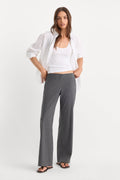 Premium THE LOW RISE TROUSER ASH