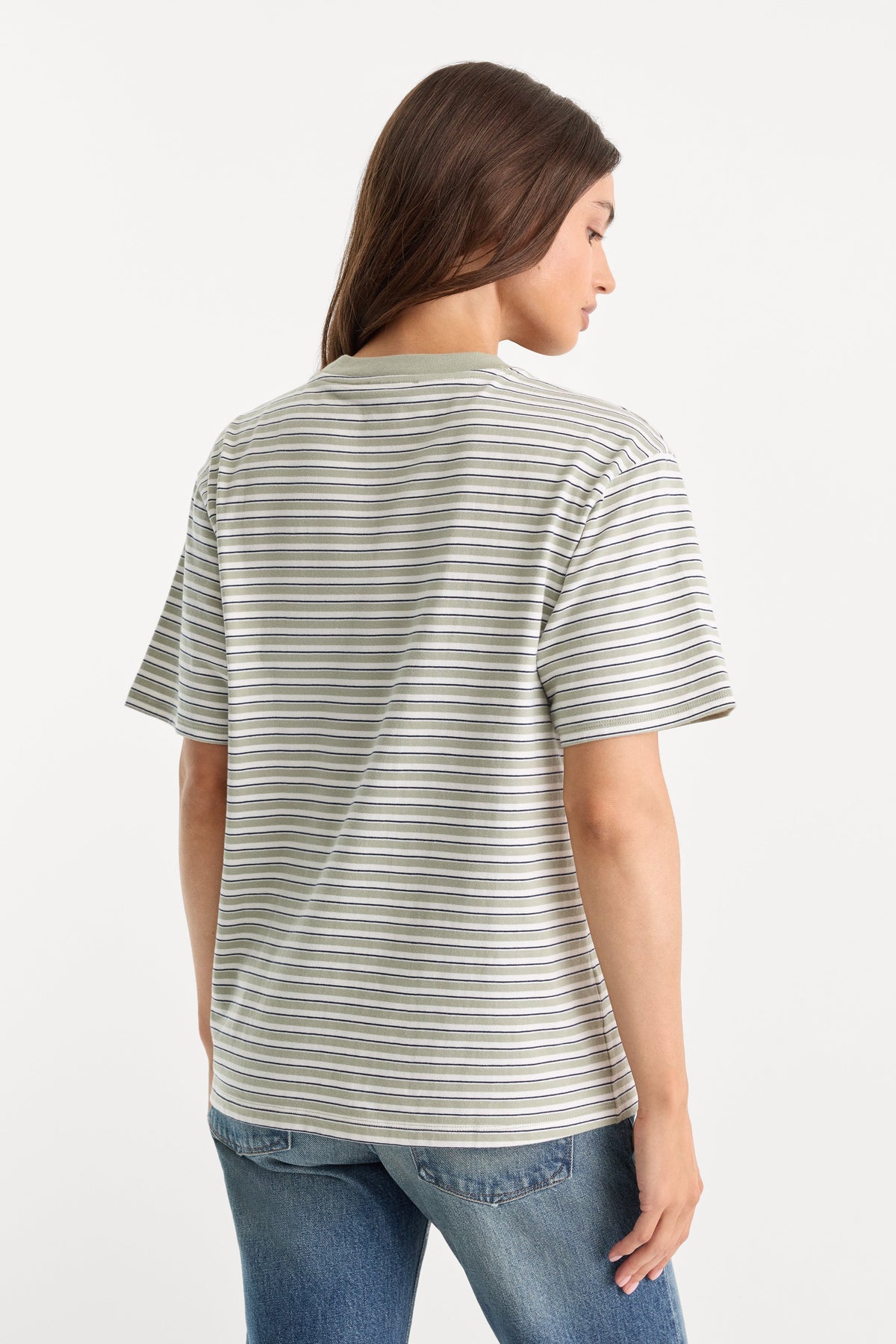 Premium THE OVERSIZED TEE CLASSIC STRIPE MOSSWELL