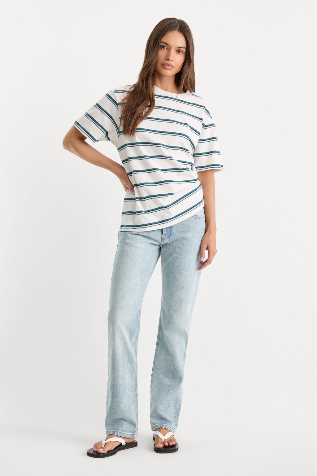 Premium VINTAGE STRAIGHT JEANS INDIGO1389