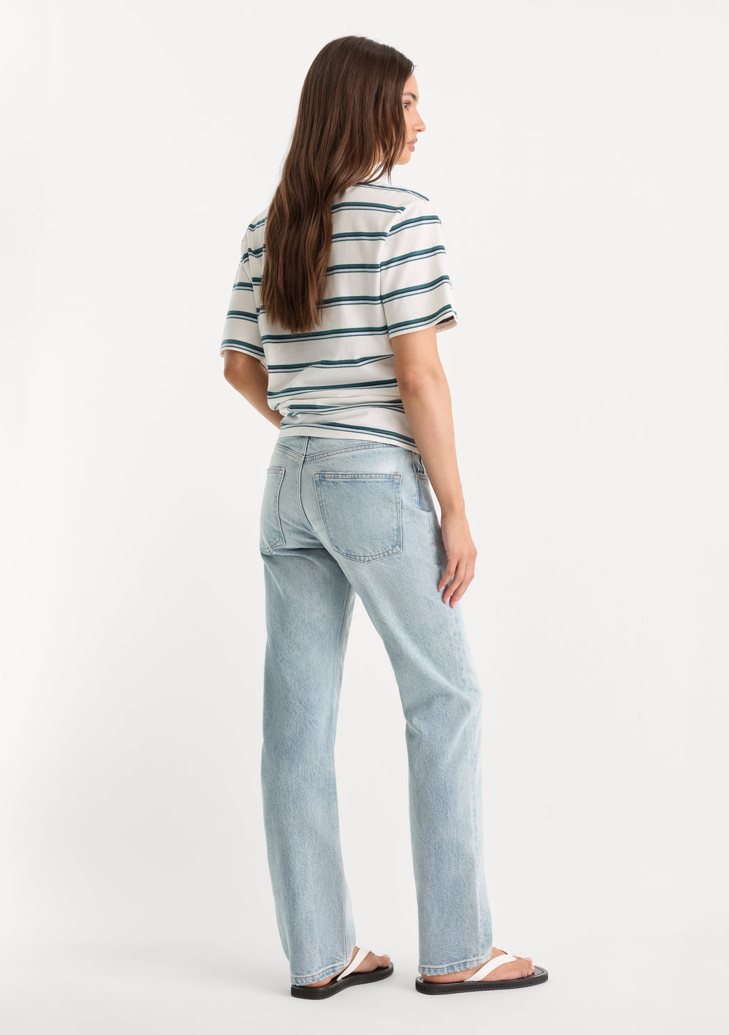 Premium VINTAGE STRAIGHT JEANS INDIGO1389