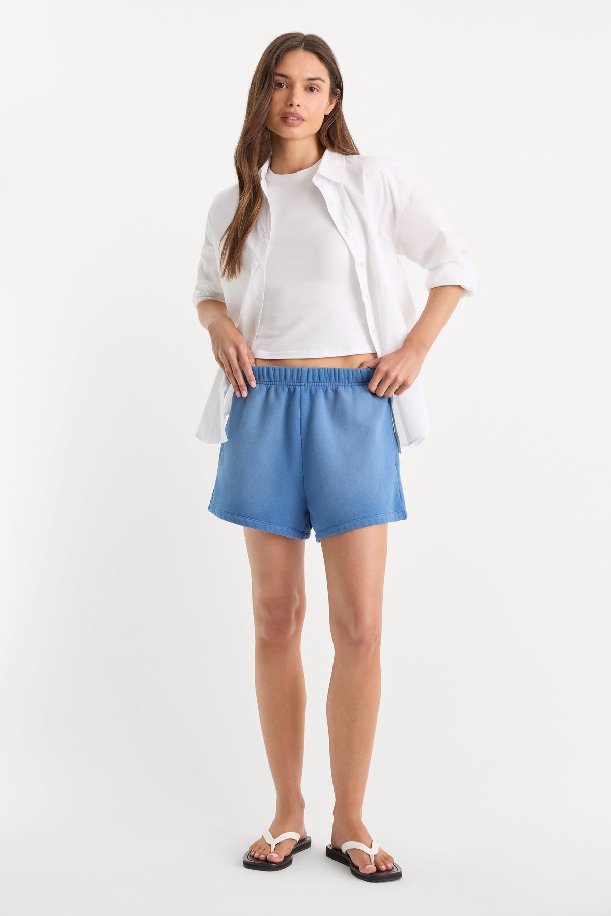 Premium THE FLEECE SHORT BLUE DRIFT