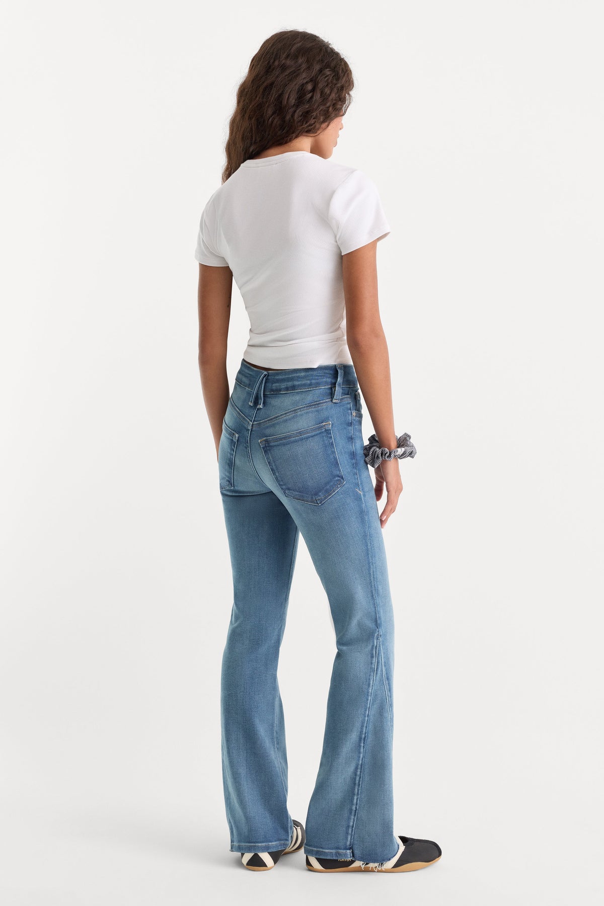 Premium SOFT TECH GOOD PETITE BOOTCUT JEANS INDIGO1238