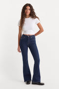 Premium ALWAYS FITS GOOD PETITE FLARE JEANS INDIGO1317