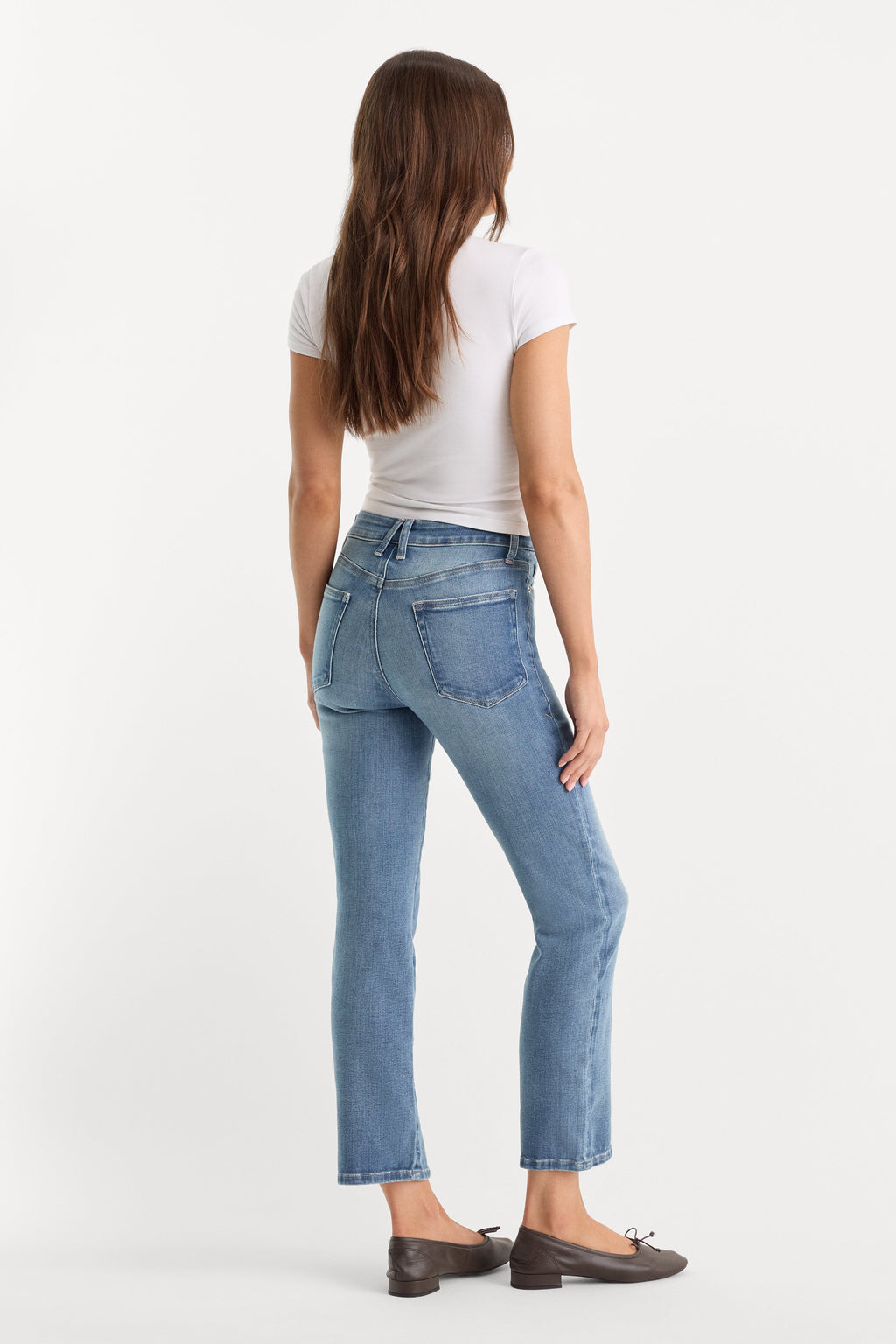 Premium SOFT TECH GOOD LEGS STRAIGHT JEANS INDIGO1238
