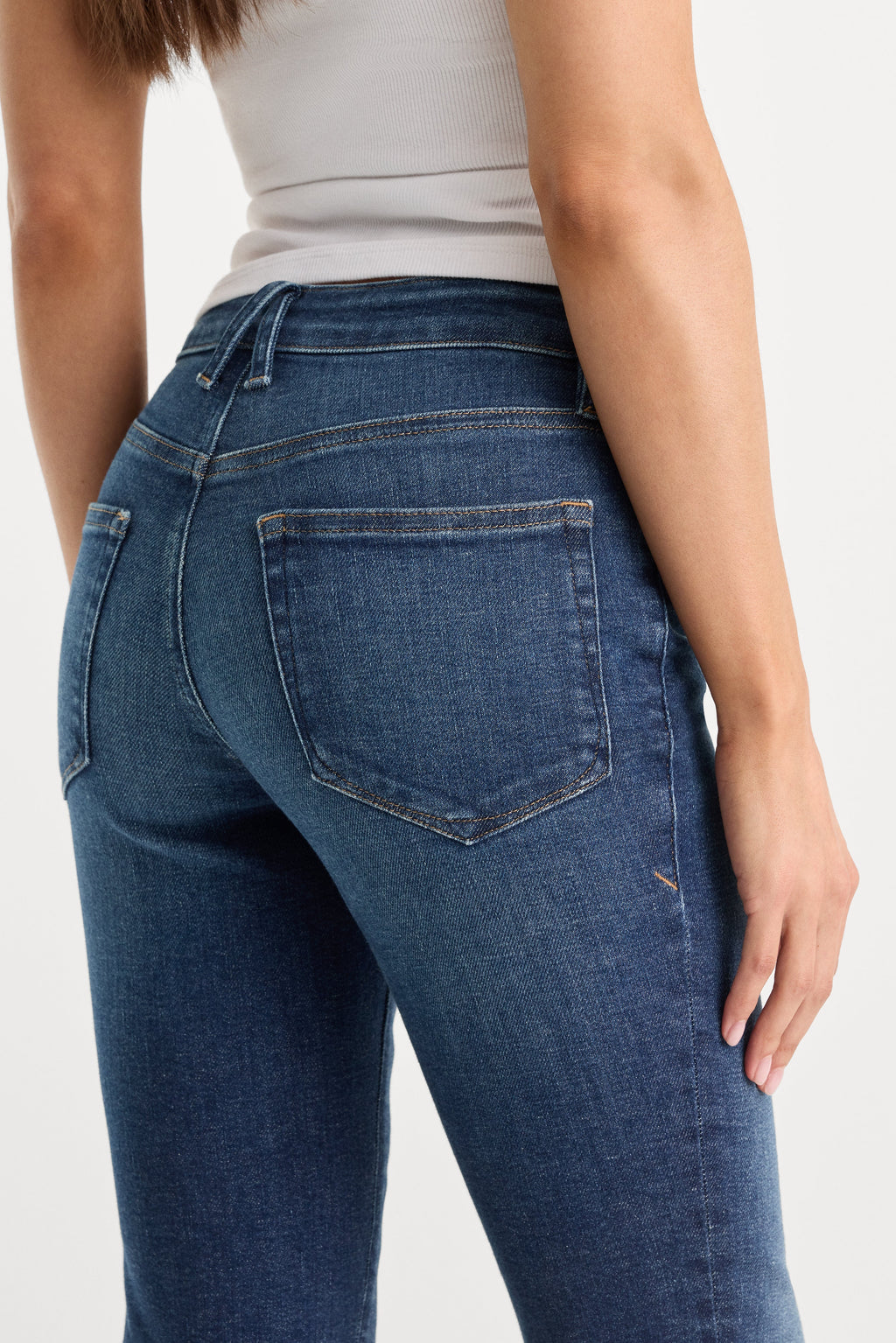 Premium GOOD LEGS STRAIGHT JEANS INDIGO1230