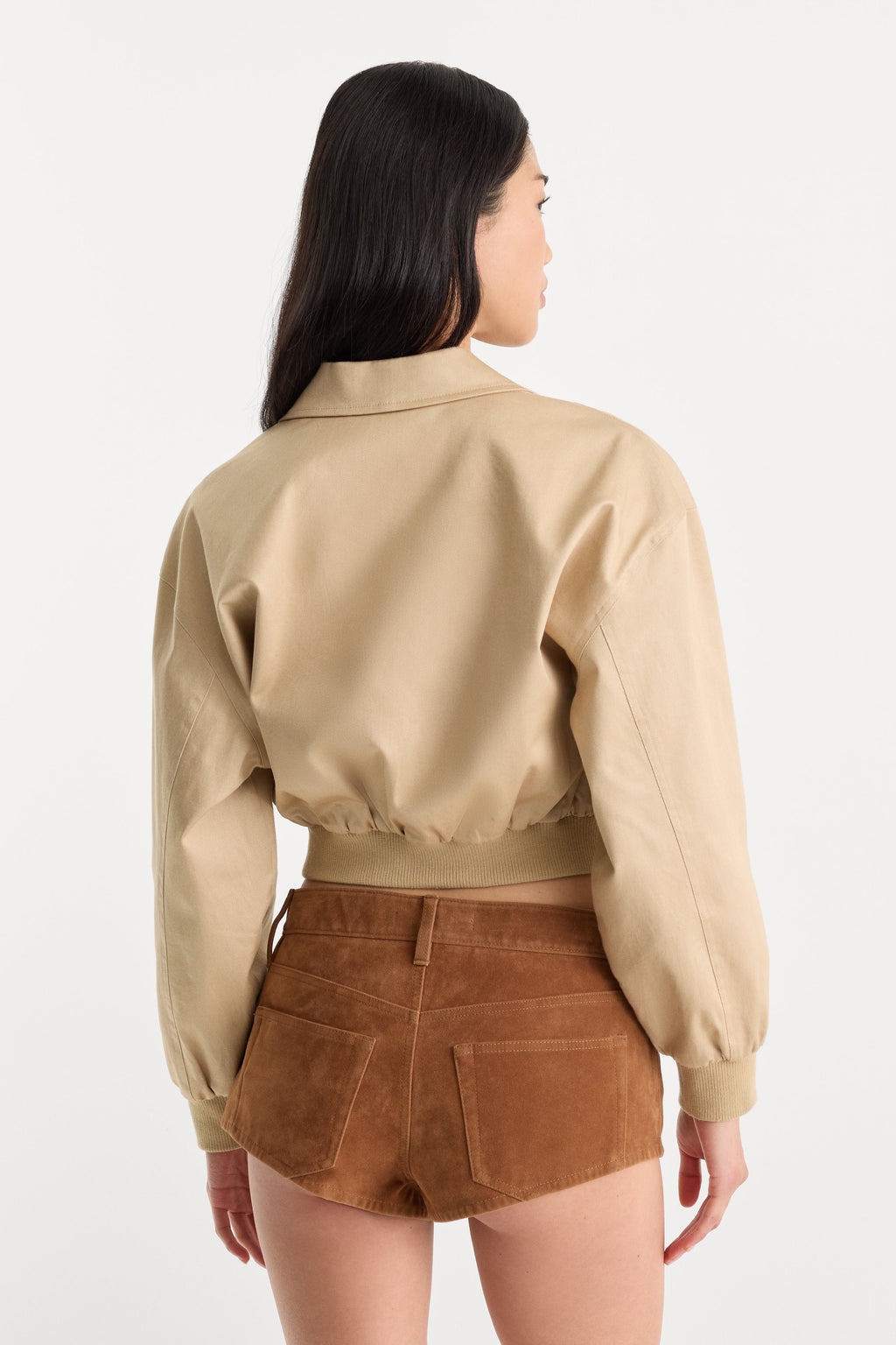 Premium THE TWILL BOMBER JACKET DUNE MIST