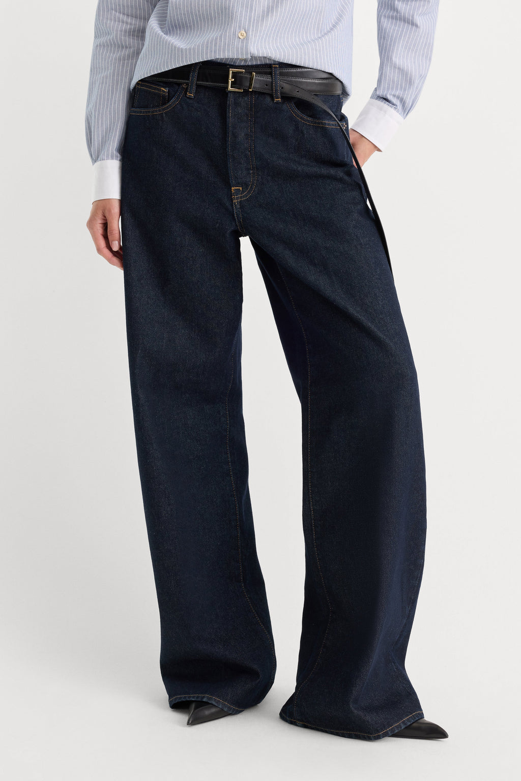 Premium VINTAGE LOW SLUNG BAGGY JEANS RINSE