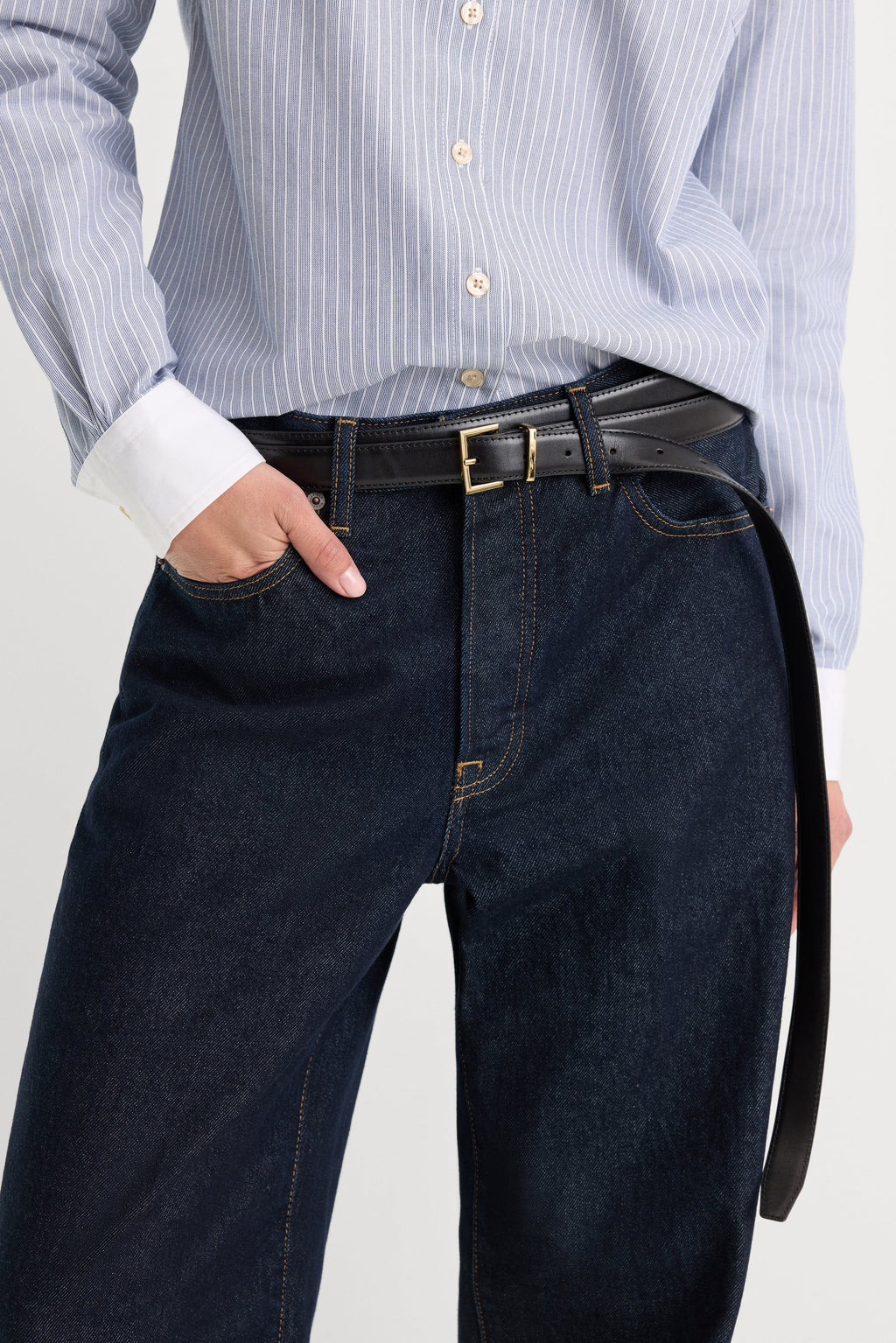 Premium VINTAGE LOW SLUNG BAGGY JEANS RINSE