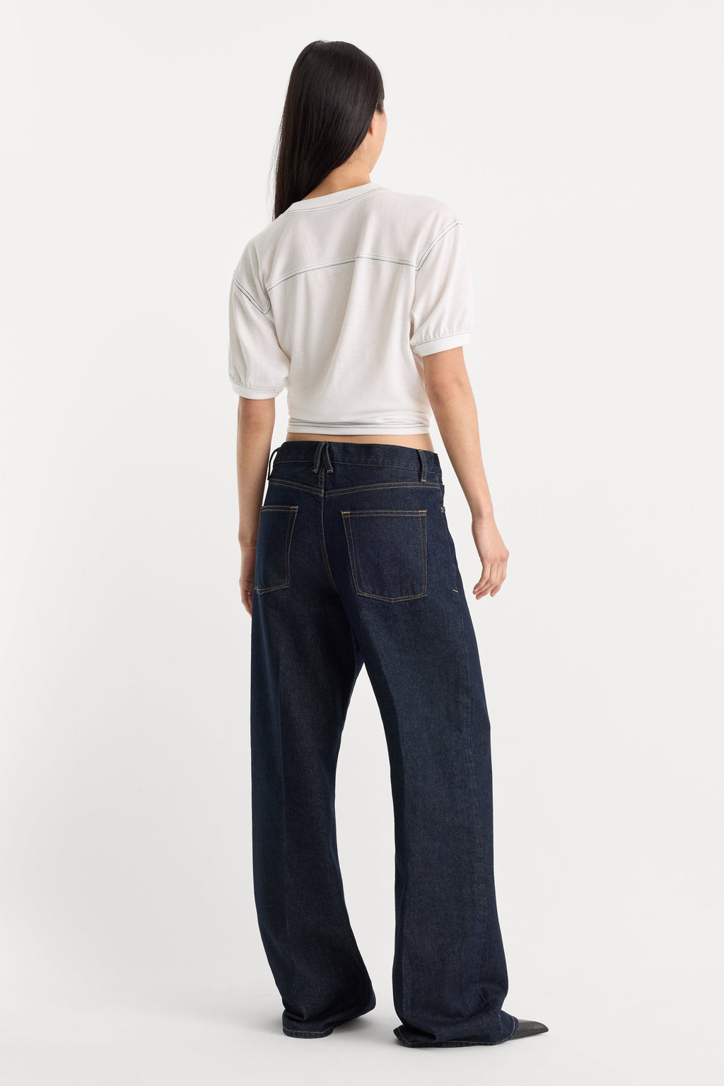 Premium VINTAGE LOW SLUNG BAGGY JEANS RINSE