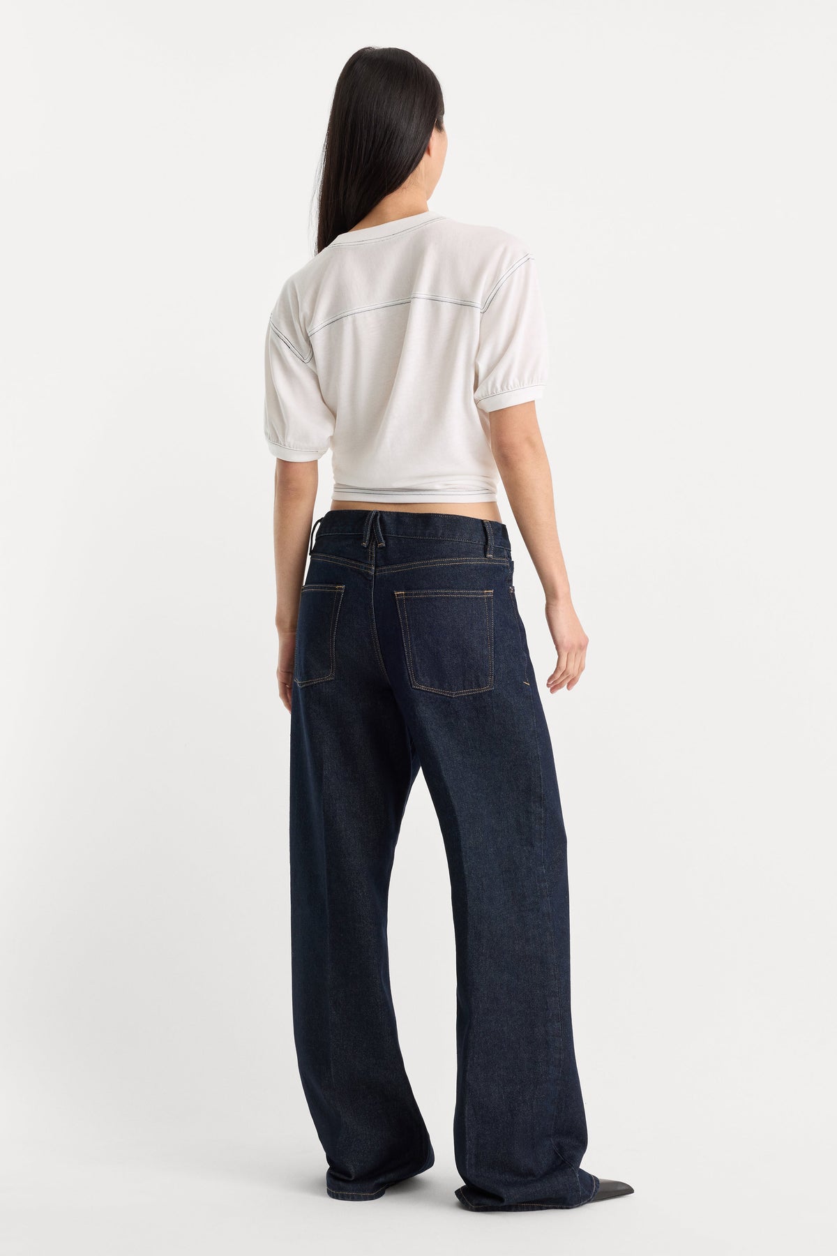 Premium VINTAGE LOW SLUNG BAGGY JEANS RINSE