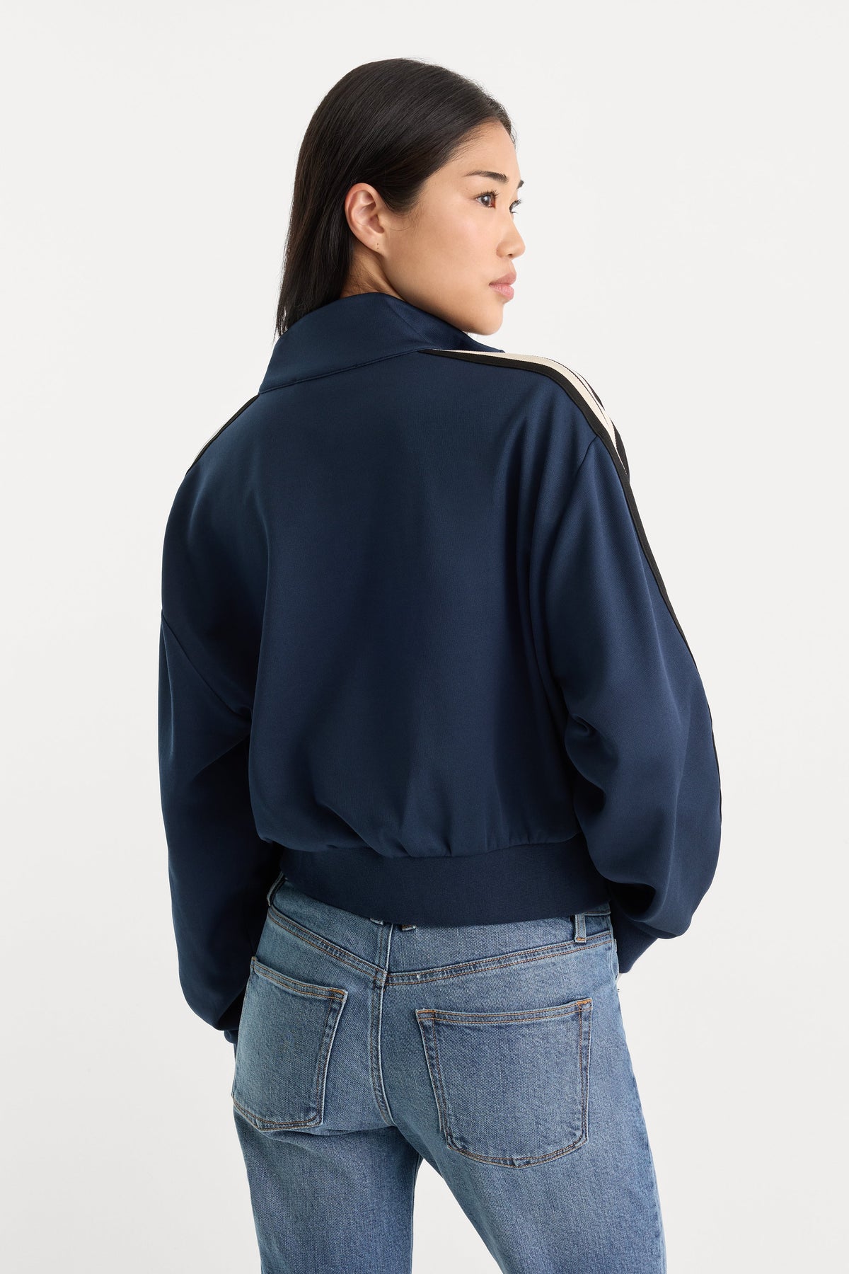Premium THE TRACK JACKET NEW NAVY