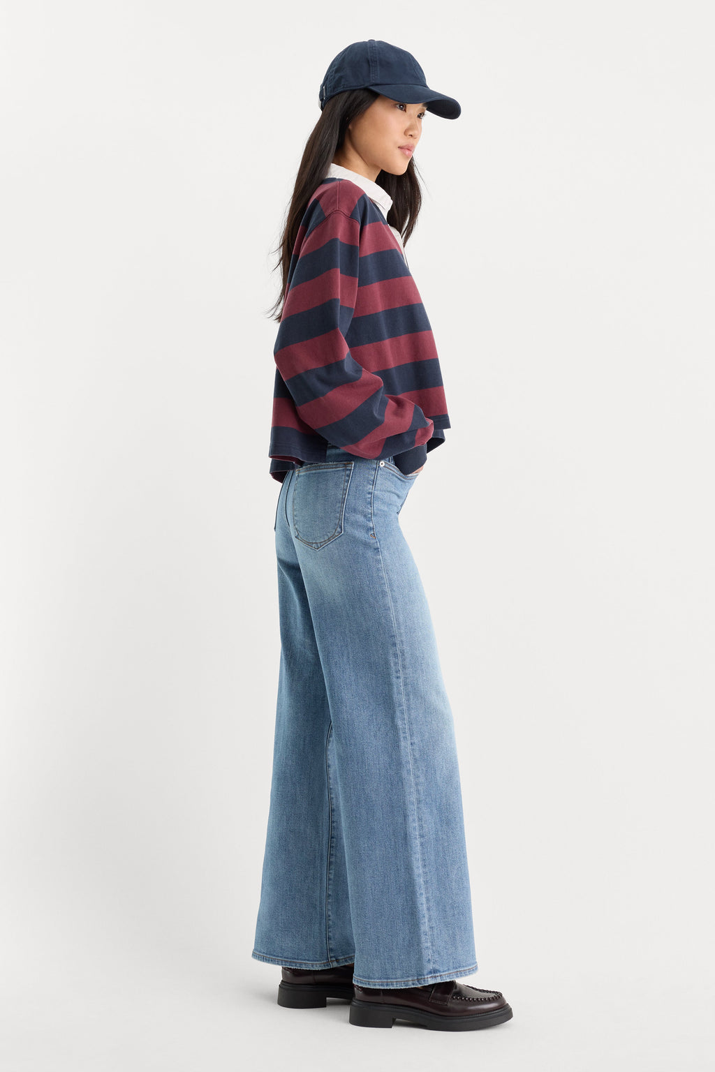 Premium GOOD WAIST PALAZZO ANKLE JEANS CEDARWICK