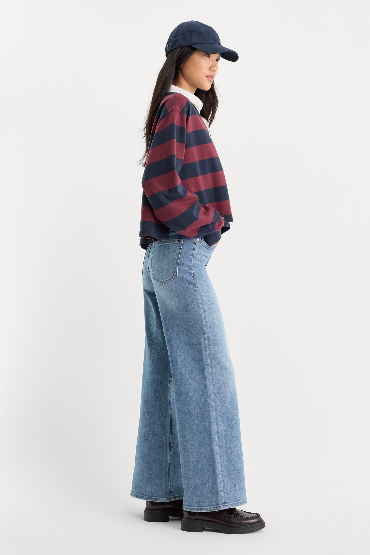 Premium GOOD WAIST PALAZZO ANKLE JEANS CEDARWICK