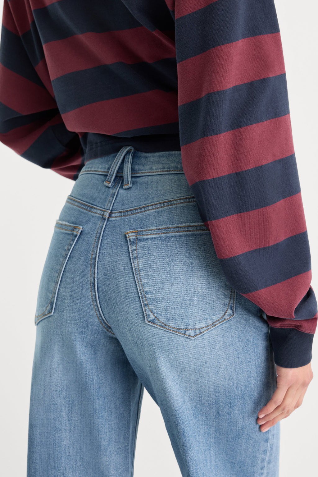 Premium GOOD WAIST PALAZZO ANKLE JEANS CEDARWICK