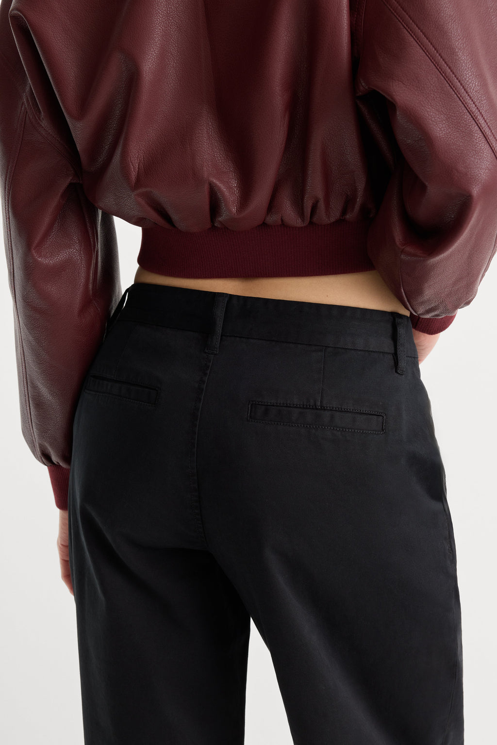 Premium LOW SLUNG BAGGY TROUSER BLACK