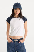Premium THE RAGLAN TEE CHALK