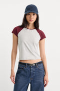 Premium THE RAGLAN TEE VINTAGE GREY