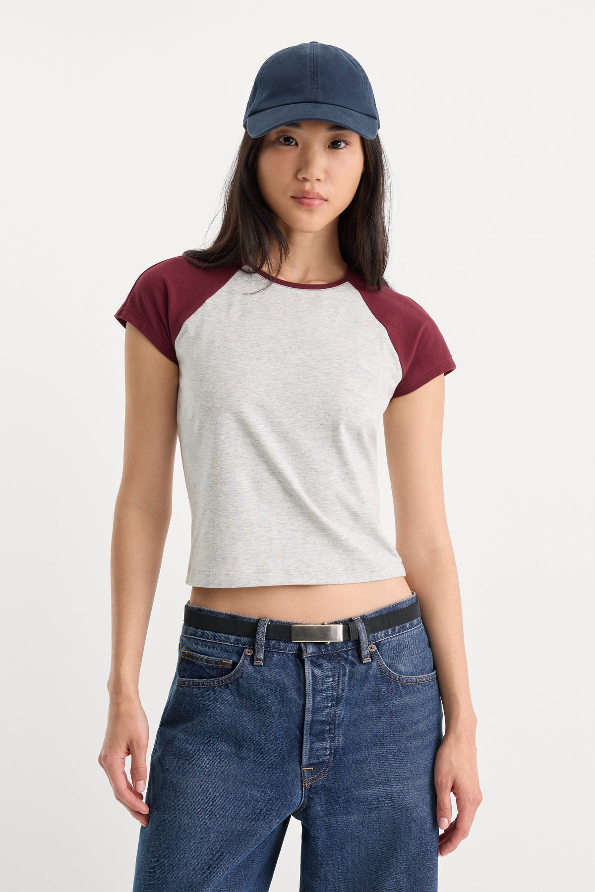 Premium THE RAGLAN TEE VINTAGE GREY