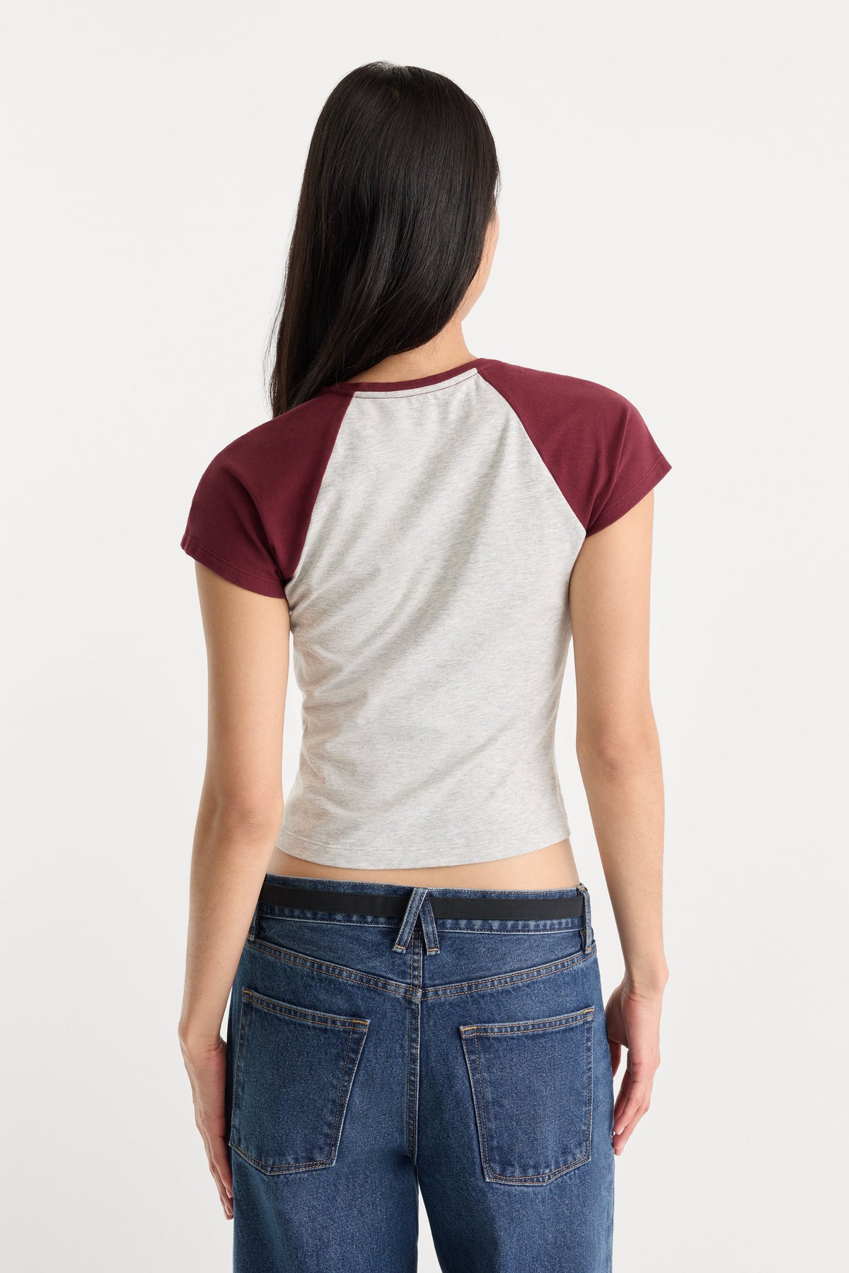 Premium THE RAGLAN TEE VINTAGE GREY