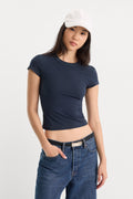 Premium THE CAP SLEEVE TEE NEW NAVY