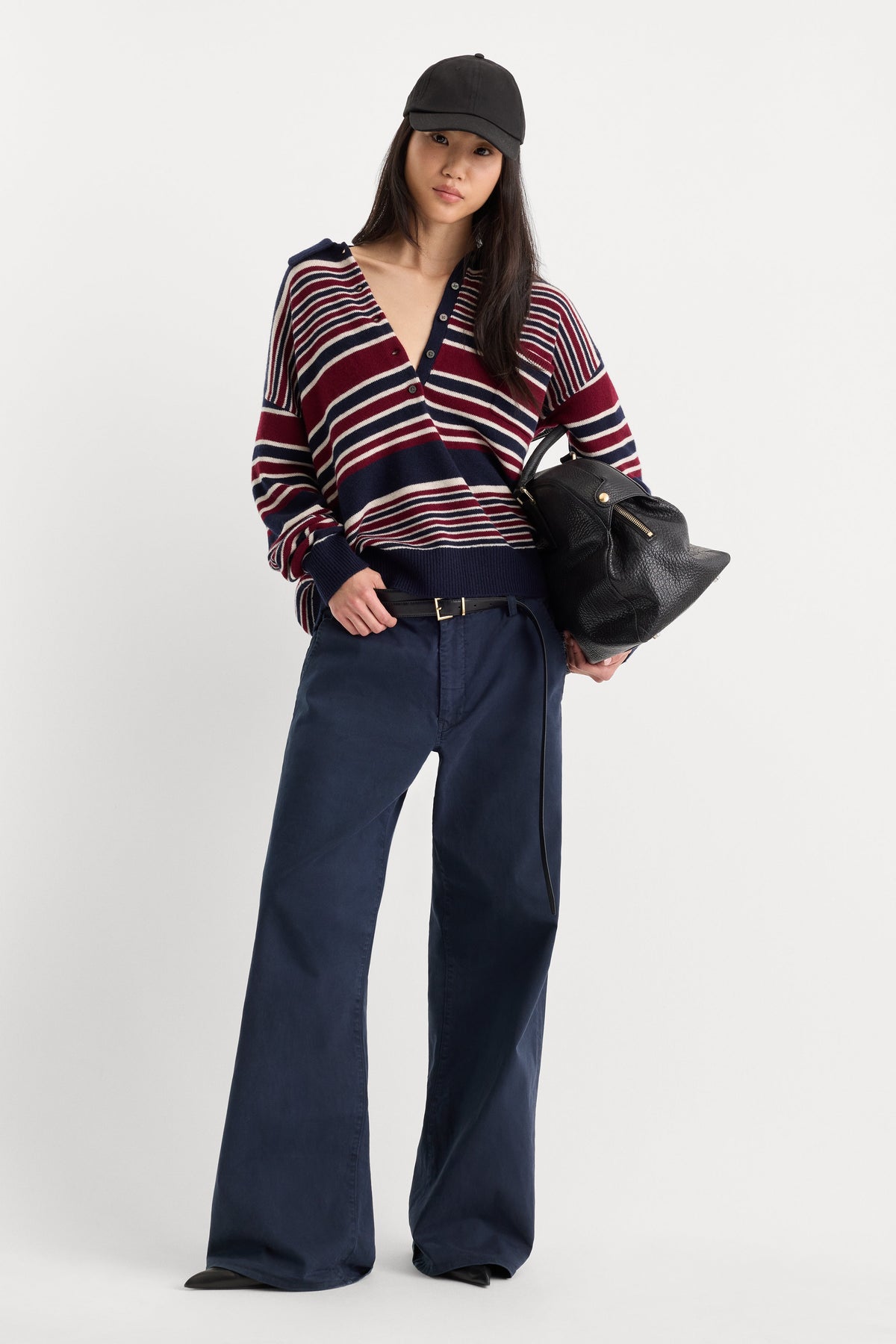 Premium LOW SLUNG BAGGY TROUSER NEW NAVY