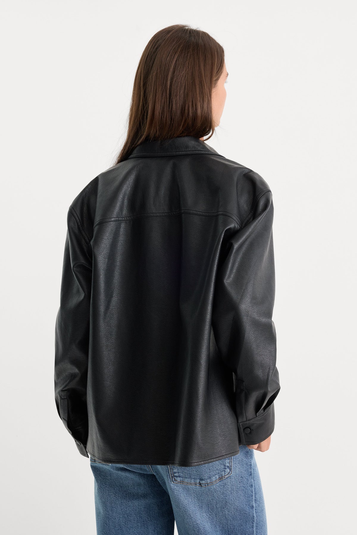 Premium THE BETTER THAN LEATHER CLASSIC SHIRT BLACK001