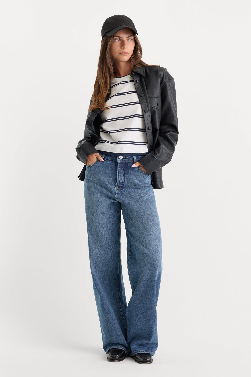 Premium VINTAGE WIDE JEANS WESTGATE