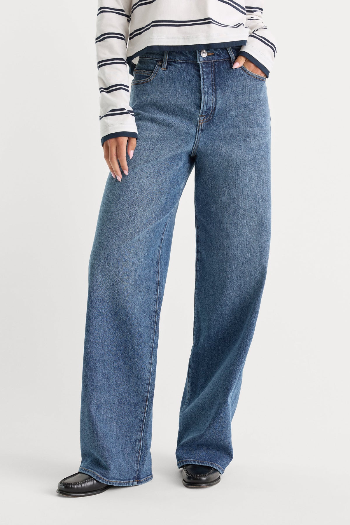Premium VINTAGE WIDE JEANS WESTGATE