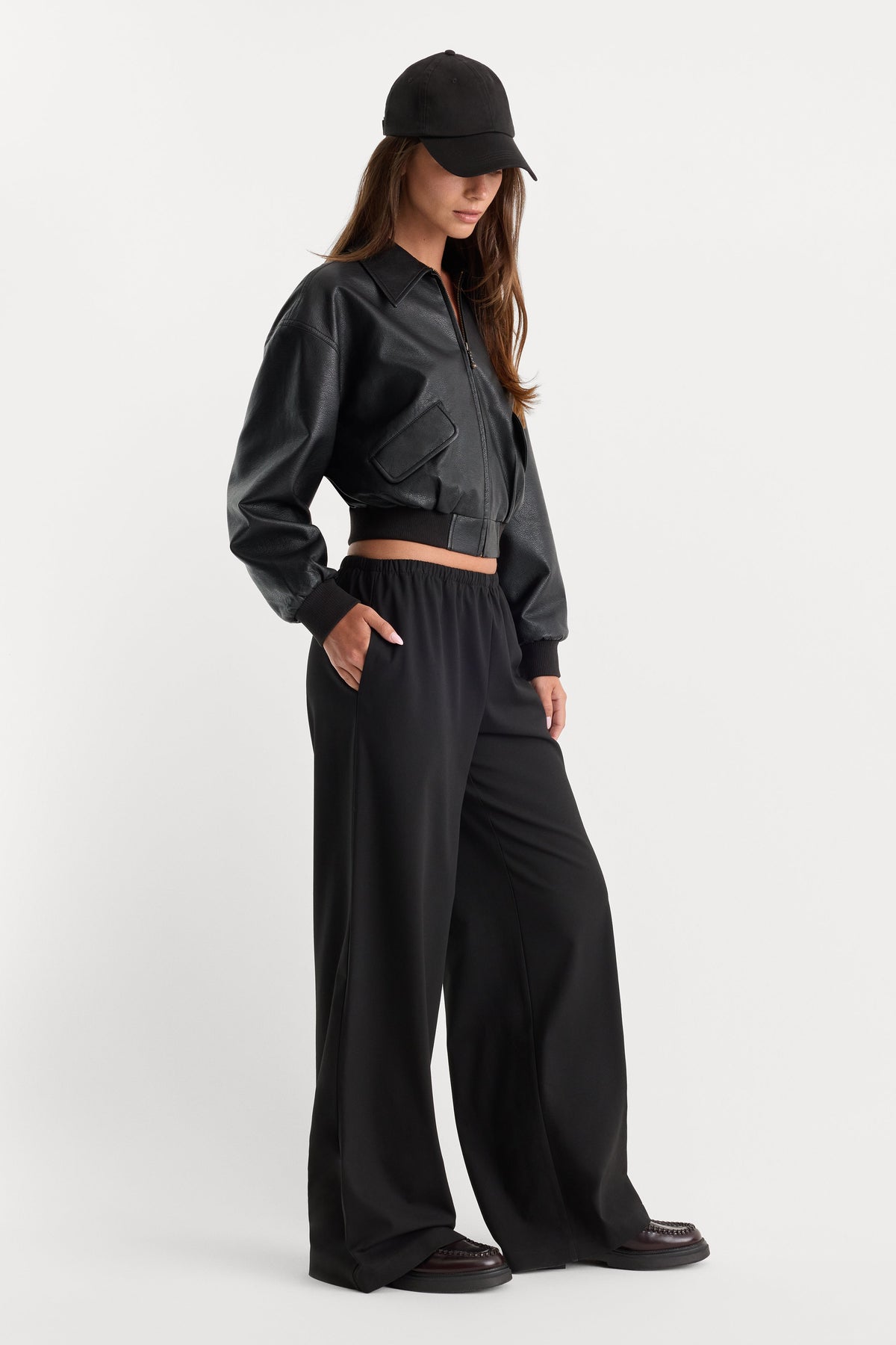 Premium THE PULL ON TROUSER BLACK001
