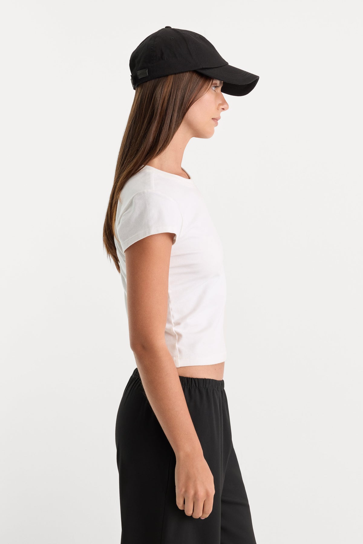 Premium THE CAP SLEEVE TEE WHITE001
