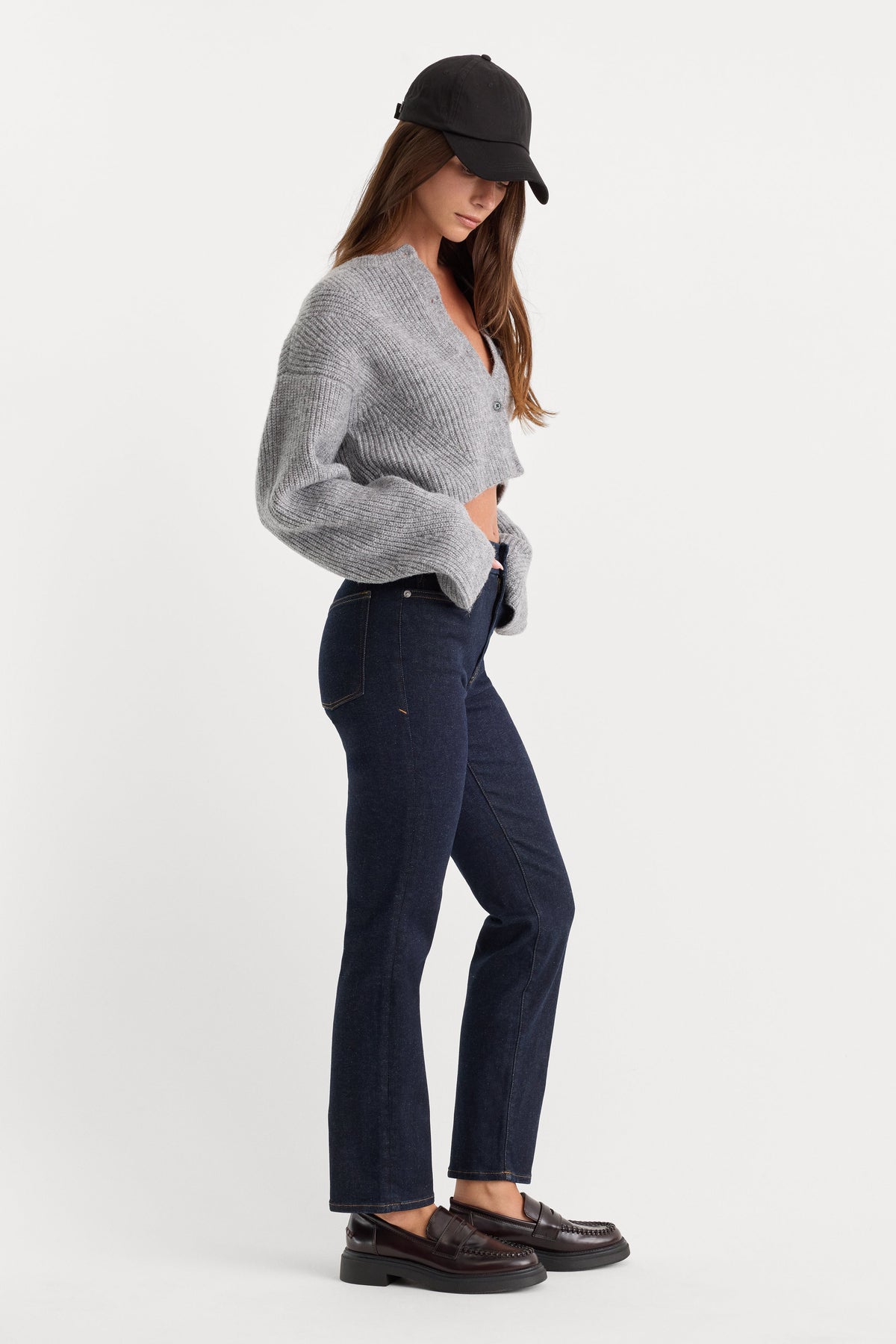 Premium ALWAYS FITS GOOD LEGS STRAIGHT JEANS LONG DENETHICBLUE04