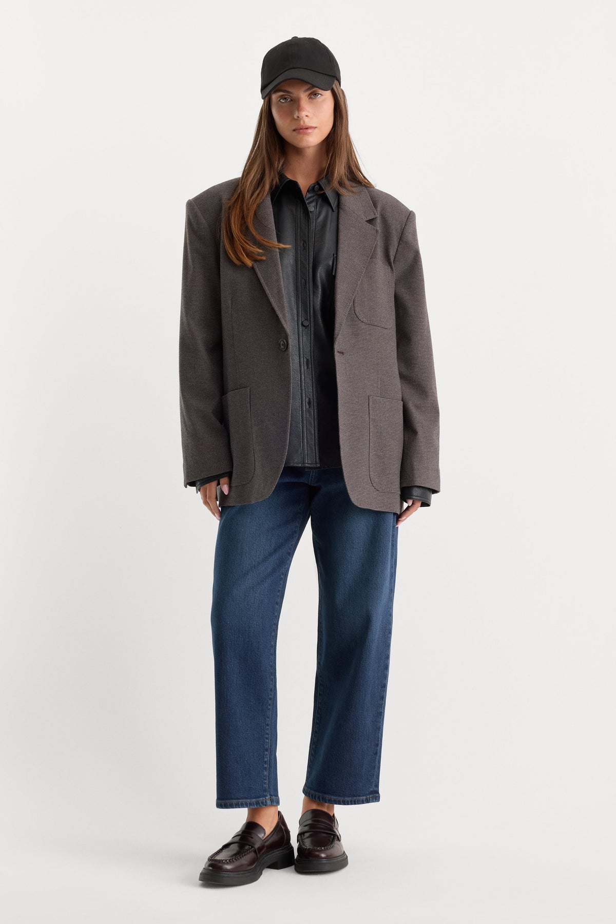 Premium VINTAGE BARREL ANKLE JEANS MERIDIAN