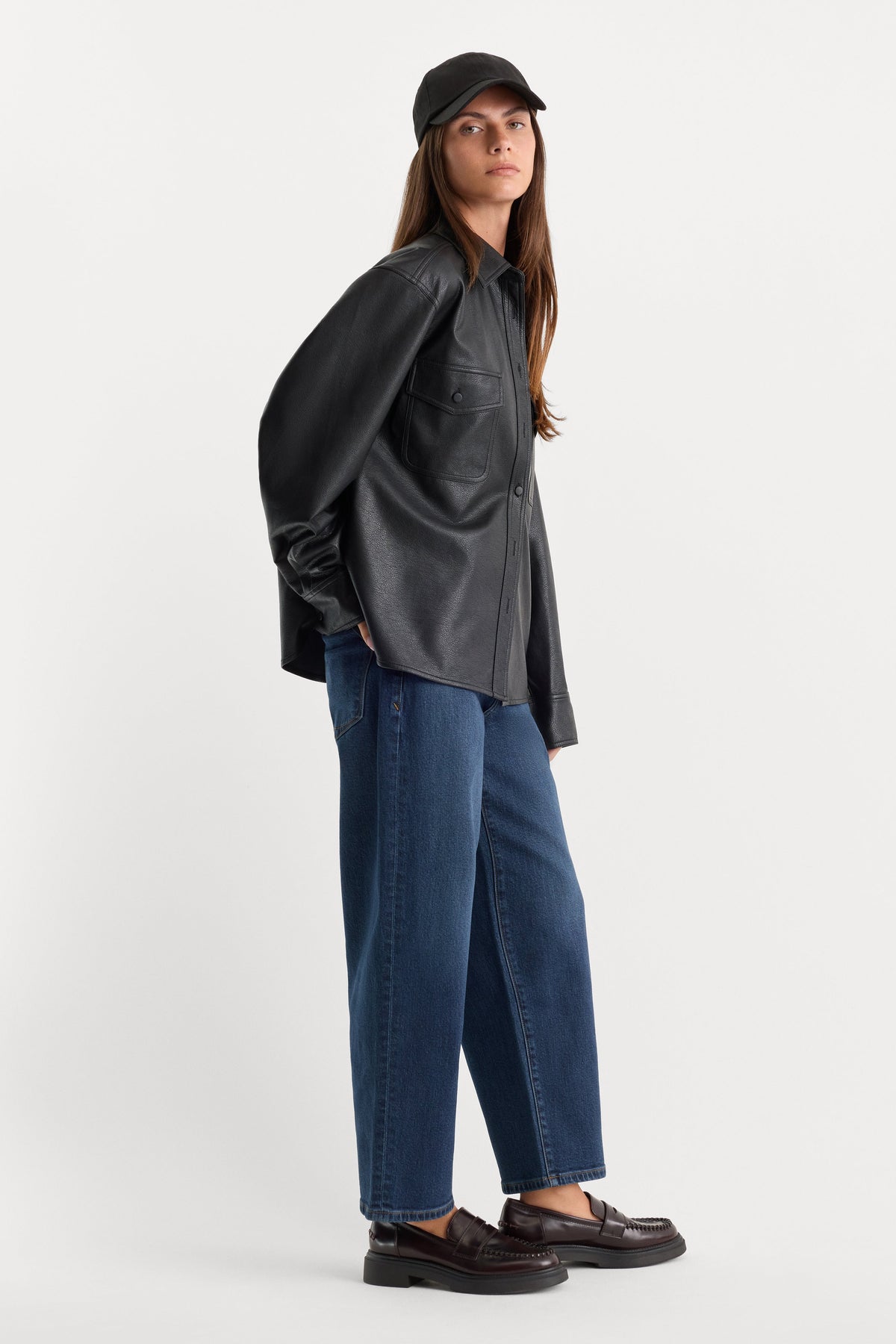 Premium VINTAGE BARREL ANKLE JEANS MERIDIAN