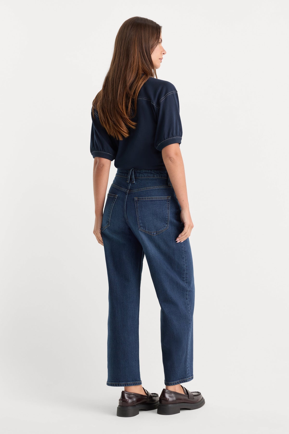 Premium VINTAGE BARREL ANKLE JEANS MERIDIAN